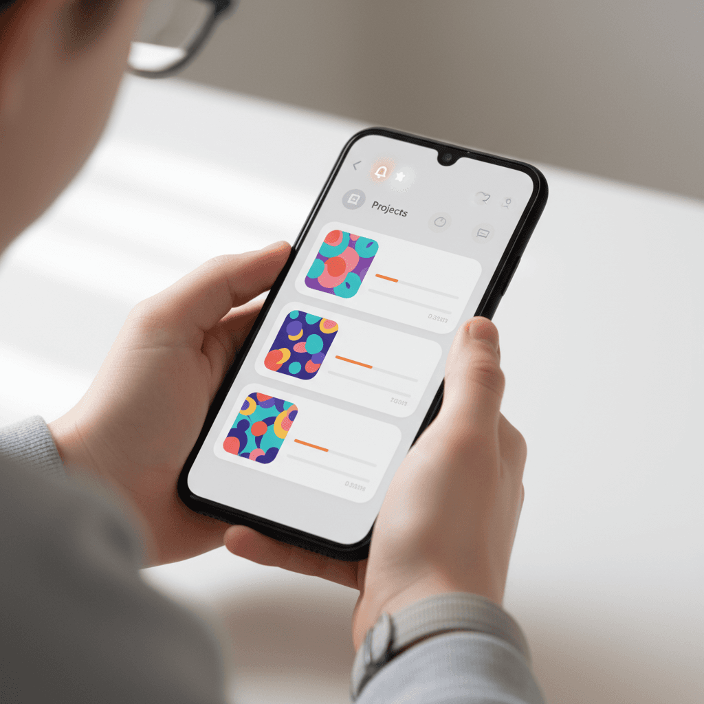 Interface mobile de la plateforme éducative Deyal school